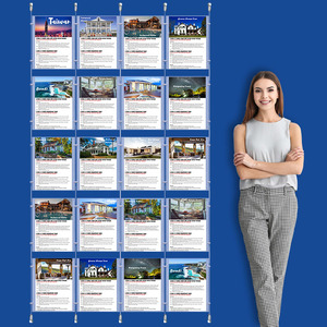 Wall Cable System  4 Column 20 x A4 Portrait