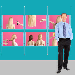 Wall Cable System  3 Column 6 x A2 Landscape