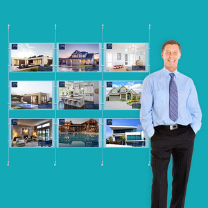 Wall Cable System  3 Column 9 x A3 Landscape