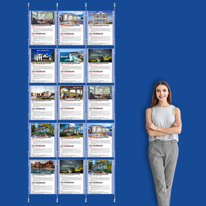 Wall Cable System  3 Column 15 x A3 Portrait