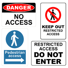 A2 Metal Access Signs