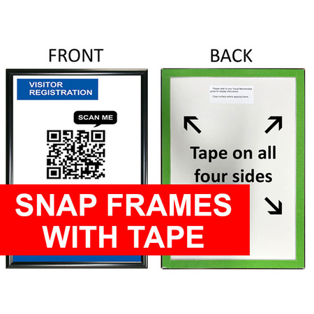 Snap Frames with Tape