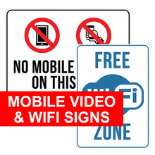 Mobile Video and Wifi Signs