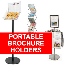 Portable Brochure & Pamphlet Holders