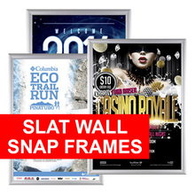 Slat Wall Snap Frame