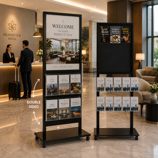 Tall Info Stand