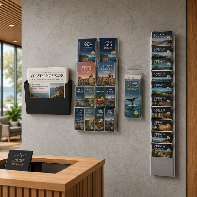 Wall Brochure Holder