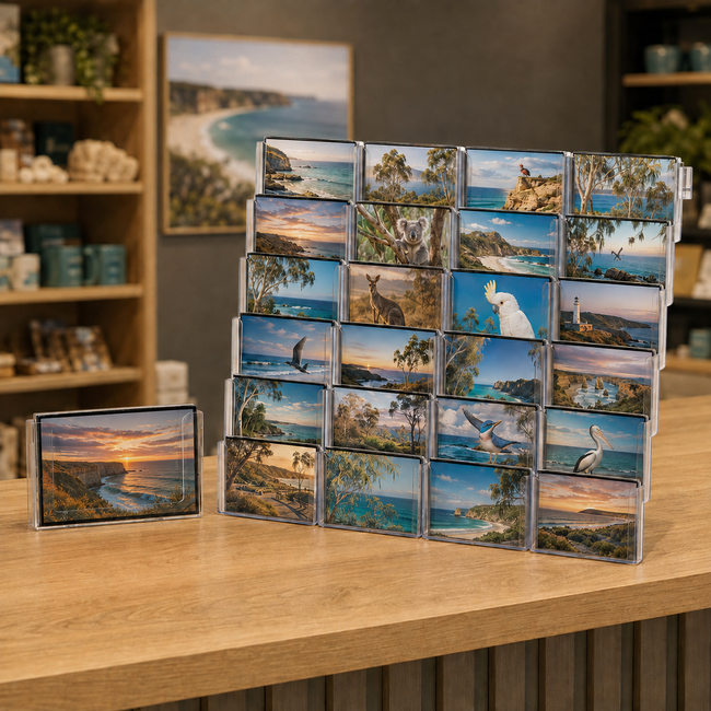 Acrylic Post Card Holders for Table Top