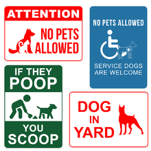 A4 Metal Pet Signs