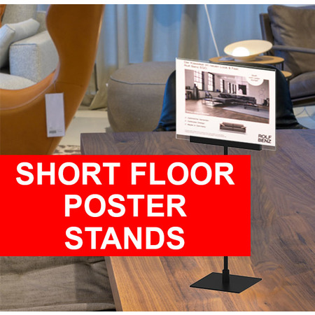 Short Floor Poster Stands