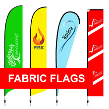 Fabric Banner Flag Single or Double Sided