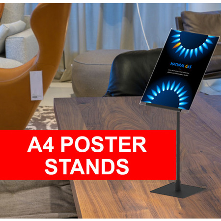 A4 Poster Stands