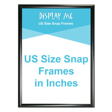 US Size Black Snap Frames