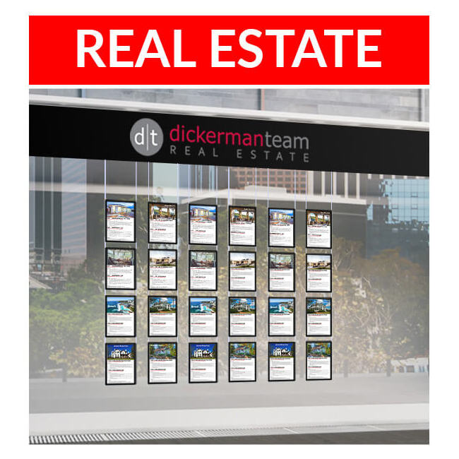 Real Estate Window Display Systems