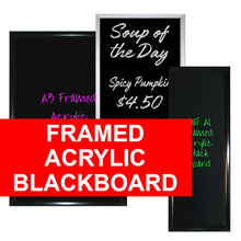 Framed Acrylic Blackboard
