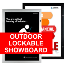 Outdoor  Lockable Showboard
