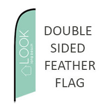 Feather Fabric Flags