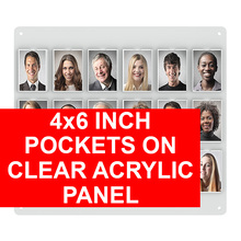 4x6 inch Pocket on Clear Acrylic Panel