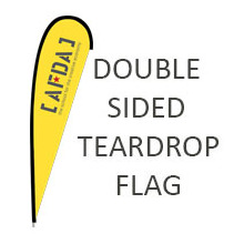 Teardrop Fabric Flags
