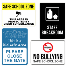A2 Metal Education Signs 