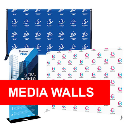 Portable Media Walls & Retractable Banners