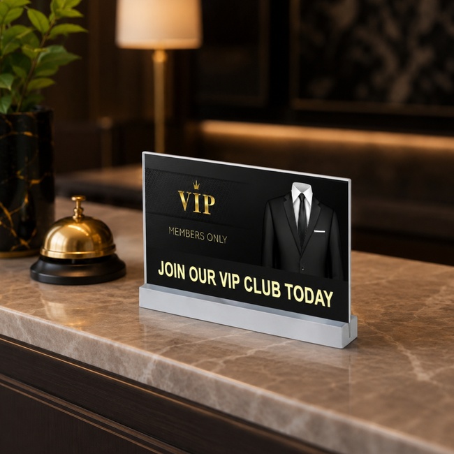 Aluminum Table Sign Holders