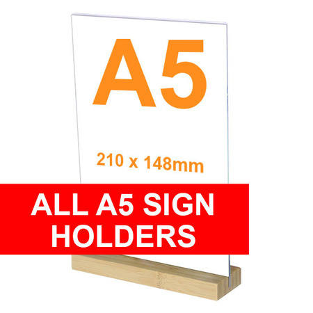 A5 Sign Holders
