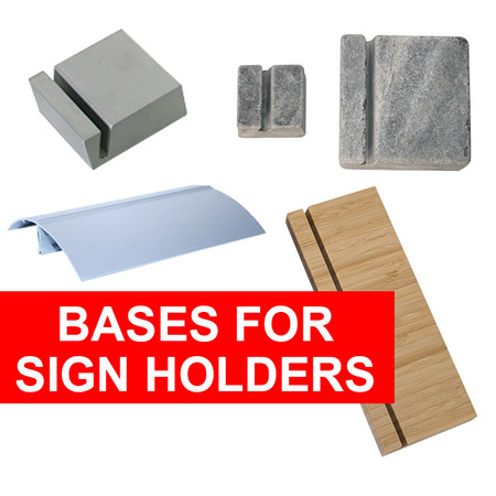 Bases for Sign Holders