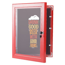 Red Lockable Showboard