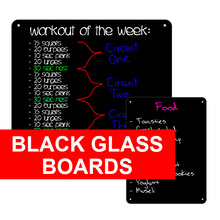 Black Glass Board