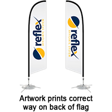 Double Sided Fabric Flags