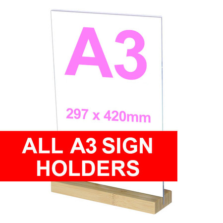 A3 Sign Holders
