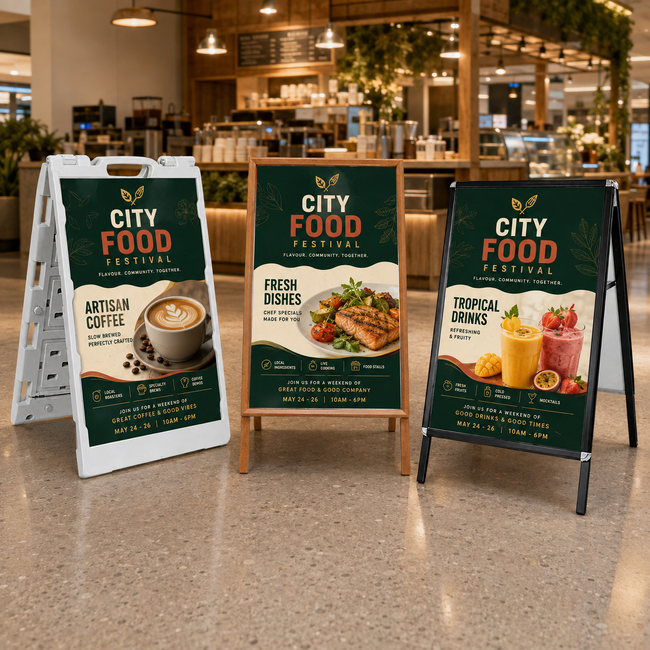 A Frame Signs & Stands