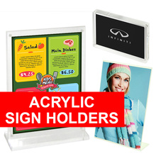 Acrylic Sign Holders