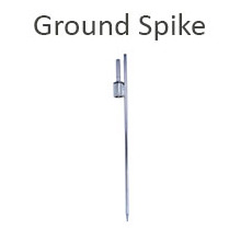 Ground Spike for Fabric Flag