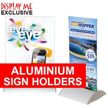 Aluminium Table and Menu Sign Holders