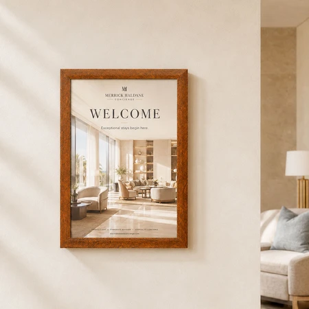 Dark Wood Snap Frames  category